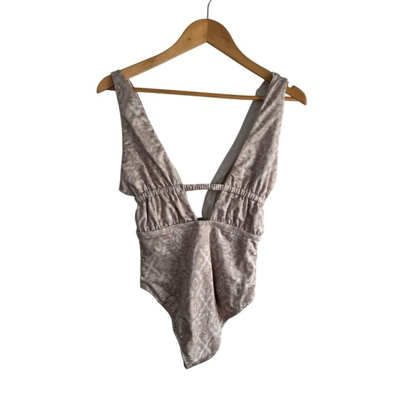 New! Ramy Brook Thorne Plunge Cut Out One Piece Swim Suit - Picture 4 of 8